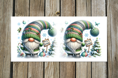 Watercolor Christmas gnome | Sublimation Mug designs PL2 Product Image 2