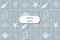 Sea Digital Paper-Underwater Ocean - Shell Digital Paper Product Image 1