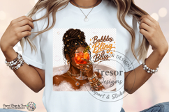Bubbles Bling &amp; Bliss PNG Glam Girl Sublimation Product Image 7
