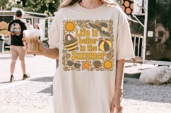 Life is better in the summer PNG sublimation |Beach &amp; Summer Product Image 6