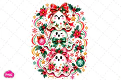 Funny Christmas Ghosts PNG, Funny Christmas PNG, Christmas Product Image 2