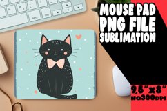 Charming Kitten Mouse Pad Design PNG Product Image 1