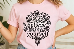Believe In Yourself Svg, Mental Health Svg, Self Love Svg. Product Image 7