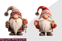 Christmas Gnome Funny Clipart png Product Image 1
