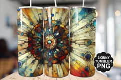 Stained On Stained Glass Tumbler Warp - Tumbler Design Product Image 1