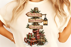North Pole Clipart, Trending Christmas PNG, Christmas PNG Product Image 1