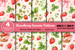 Strawberry Summer Patterns JPG Product Image 1
