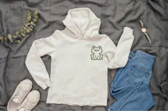 Cute Frog Outline Embroidery Design Product Image 4