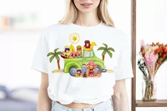 A family of beach gnomes on a truck Product Image 6