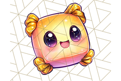 Sweet Treat Face PNG Clipart, Cute Kawaii Dessert Art Png Product Image 2