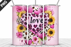Lovely Hearts Tumbler Design | Valentine's Day Tumbler Wrap Product Image 3