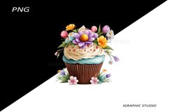 Easter Cupcake Clipart Product Image 1