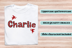 Valentine Alphabet Clip Art, valentines day letters doodle Product Image 6