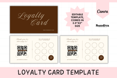 Editable Loyalty Card Template 10 | Customer Discount Stamp Product Image 1