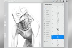 60 Procreate Aliens Stamp Brushes Product Image 3
