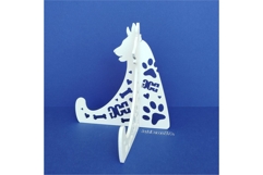 Dog Easel Stand SVG | Laser Cut Easel Stand DXF File Product Image 3