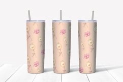 Unicorns sublimation design. Skinny tumbler wrap design Product Image 6