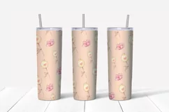 Unicorns sublimation design. Skinny tumbler wrap design Product Image 6