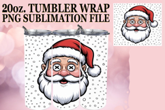 BRIGHT ADVENTURES 20oz TUMBLER WRAP, Funny Santa Product Image 1