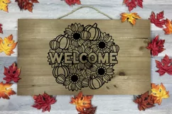 Fall Mandala SVG | Porch Sign SVG | Floral Mandala SVG Product Image 7