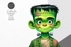 Halloween clipart, Frankenstein clipart, Autumn clipart Product Image 1