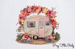 Watercolor Boho Caravan Clipart PNG Product Image 1