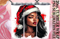 Sweet Inspirations 20oz tumbler wrap, Xmas Girl Product Image 1