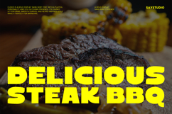 Flicko Food Branding Bold Display Font Product Image 6