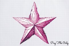 Retro Pink Christmas Sublimation Clipart PNG Product Image 1