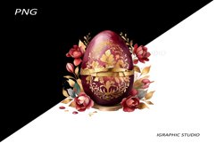 Easter Clipart, Easter Egg Clipart, Easter Bunny Png Product Image 1