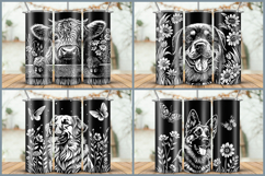 20oz Tumbler laser svg engraved wrap Product Image 2
