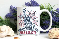 Liberty And Freedom USA 1776 Svg, independence Day Svg. Product Image 7