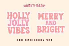 Santa Baby - Cute Groovy Font Product Image 6