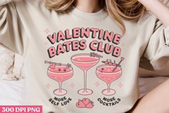 Valentine Bates Club PNG , Retro Valentine Sublimati Product Image 1
