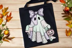 Pastel Halloween Ghost Png, Cute Girly Spooky Png, Fall Png. Product Image 6