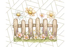 Pastel Farm Nursery PNG Clipart, Baby Animals And Elements Product Image 2