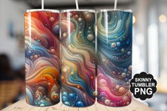 Closeup of Abstract Tumbler Warp - Tumbler PNG Design Product Image 1