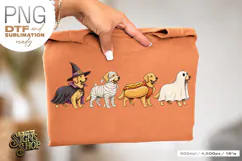 Halloween Golden Retriever DTF PNG Product Image 3