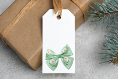 Mint Green Daisy Coquette Bow Clipart Product Image 5