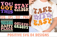 Positive Quotes SVG Bundle - Positive SVG Design ,Positive Product Image 7