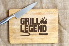 Grill Sayings SVG Bundle For Engraving | Kitchen Quotes SVG Product Image 6
