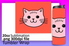 Tumbler Artistry Unleashed: Funny Feline Charm Product Image 1