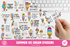 Summer Ice Cream Stickers Product Image 1