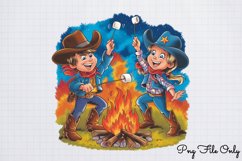 Little Cowboy Clipart PNG Product Image 1