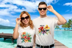 Florals Summer Sublimation Design PNG|Sublimation Transparen Product Image 2