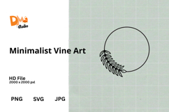 Minimalist Vine Art Product Image 1