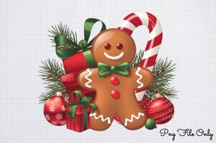 Gingerbread Man Clipart Bundle PNG Product Image 11