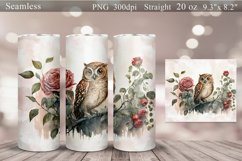 Owls Tumbler Sublimation Wrap Bundle Product Image 7