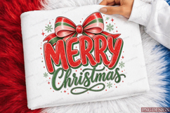 Coquette Merry Christmas Sublimation Design,Merry Christmas Product Image 2