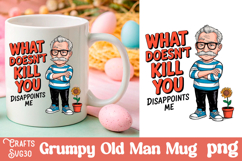 Grumpy Father&#039;s Day Bundle Mug Old Man design png Product Image 7
